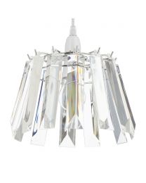Layka Easy to Fit Pendant Shade - Clear