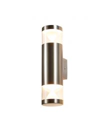 Nura Up and Down LED Outdoor Wall Light - Stainless Steel