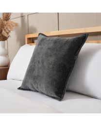Plain Cushion with Flange Edge, Charcoal