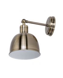 Rima Industrial Style Wall Light - Satin Brass