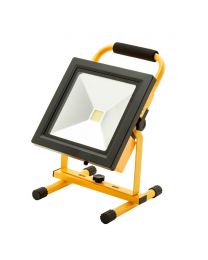Slimline 30 Watt Rechargeable Outdoor Portable Flood Light - Yellow and Black