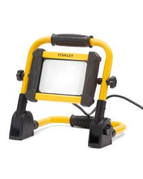 Stanley 10 Watt LED Portable Outdoor Folding Work Light - Yellow and Black