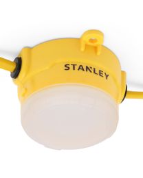 Stanley 8 Watt LED 2m Outdoor Festoon Lights - Black and Yellow