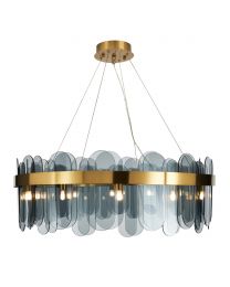 Visconte Avellino 12 Light Ceiling Pendant - Brass