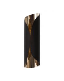 Visconte Cannes LED Wall Light - Black and Chrome