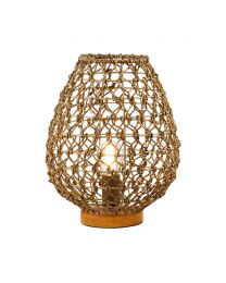 Woody Woven Table Lamp - Natural