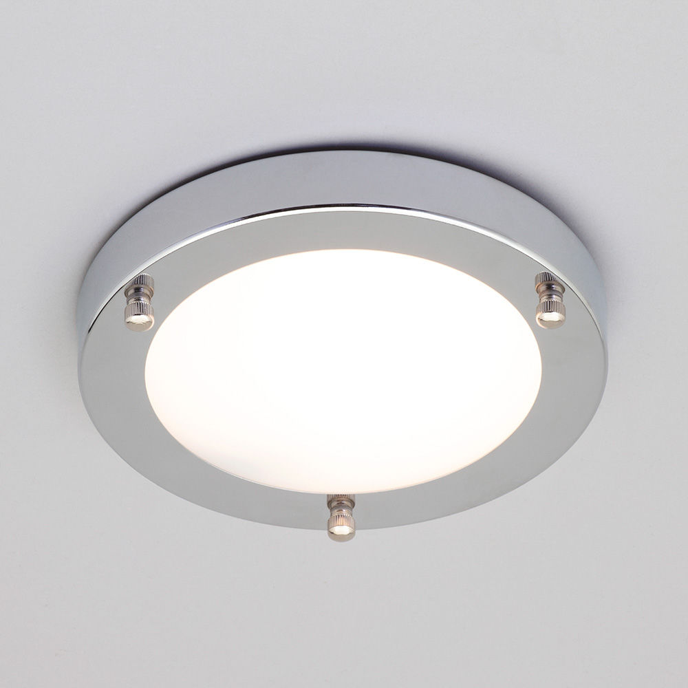 Mari Small Flush Bathroom Ceiling Light - Chrome | Litecraft