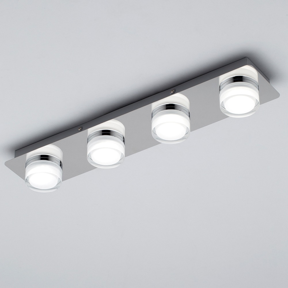 Bolton Bathroom 4 Light LED Ceiling Spotlight Bar | Litecraft