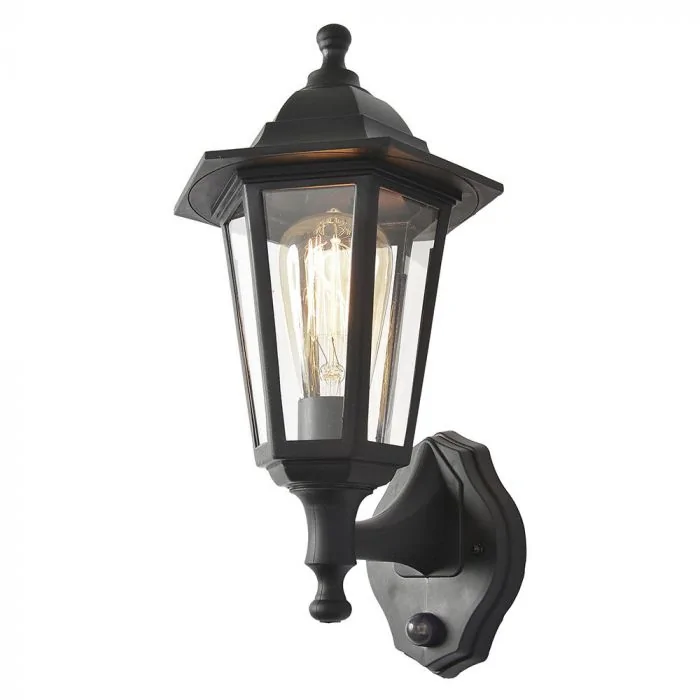 Neri Pir Outdoor Polycarbonate Wall, Outdoor Wall Lantern Lights With Sensor
