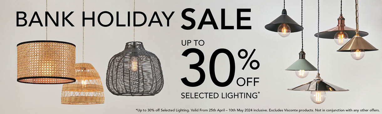 30% off Selected Lines. Valid April 25 to  May 10 2024. Excludes Visconte products. Not in conjunction with existing offers