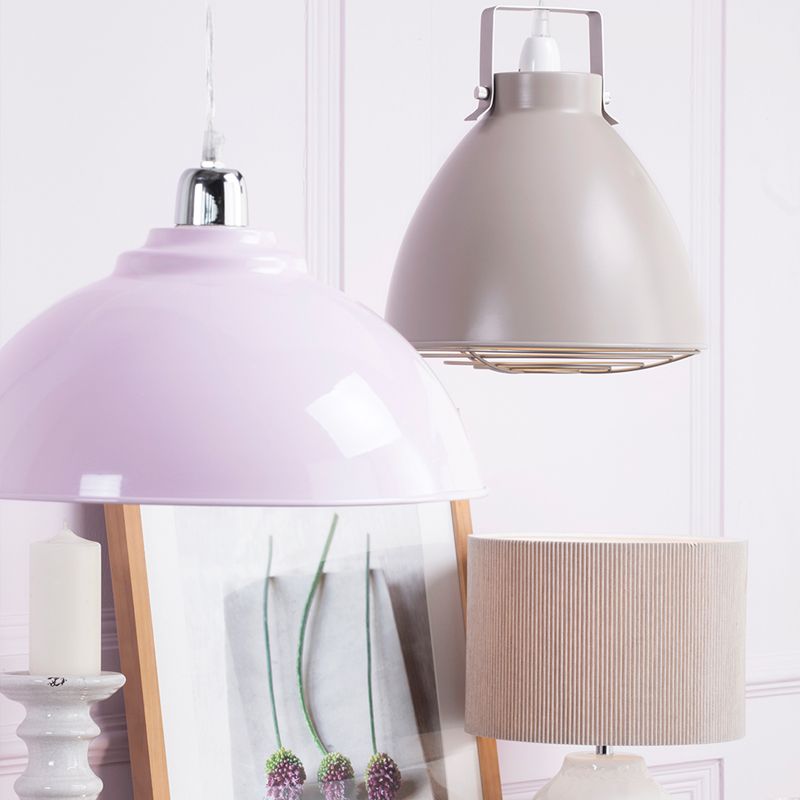 pendant lights in pink and grey for mothers day inspired giveaway
